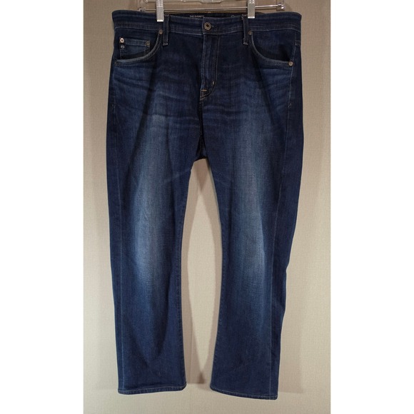 Ag Adriano Goldschmied Other - AG Adriano Goldschmied The Everett Slim Straight Mens Dark Wash Jeans 34x32